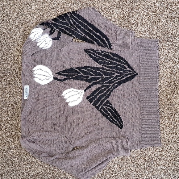 Olsen Cotton Blend Sweater with Angora accents Size 36 - Picture 6 of 15